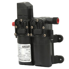 Langlepmerier 12V 100W Schwarze elektrische selbstansaugende Doppelansaug-Wasserpumpe