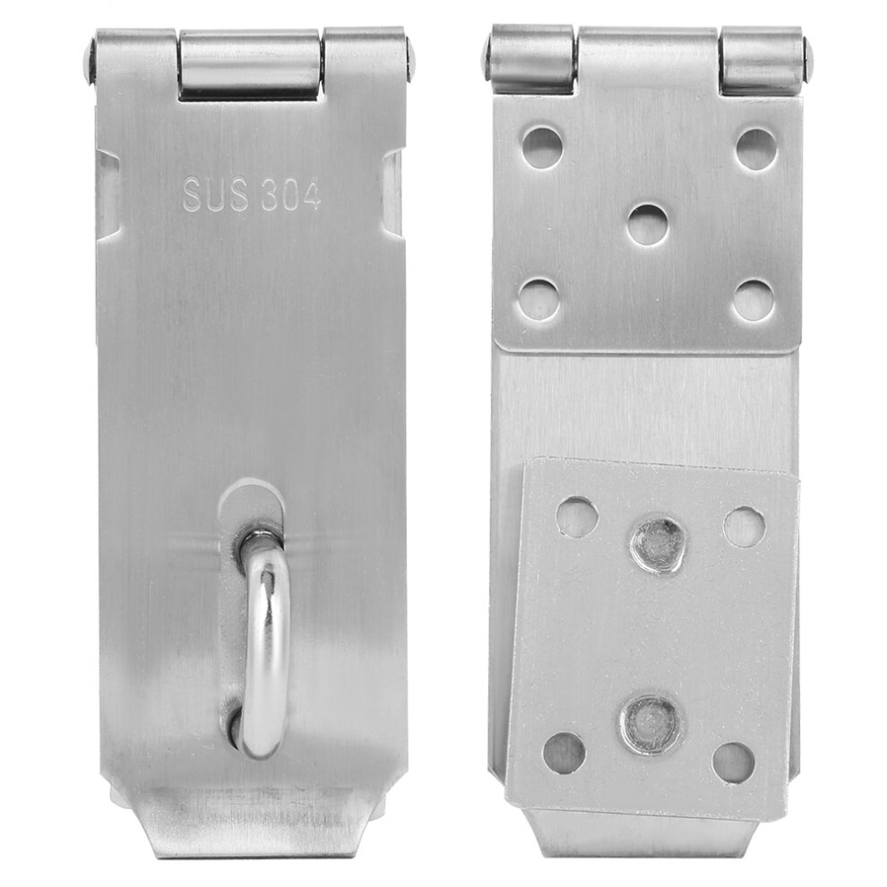 Heavy Duty Stainless Steel Hasp Lock 2Pcs Security Latch For Doors & Drawers 4671361346388