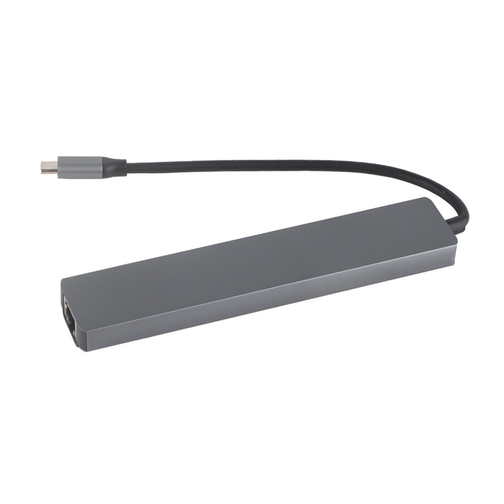 8-In-1 Usb-C Hub With Hdmi 4K, Rj45, Card Reader, 87W, Silver 4221361345555