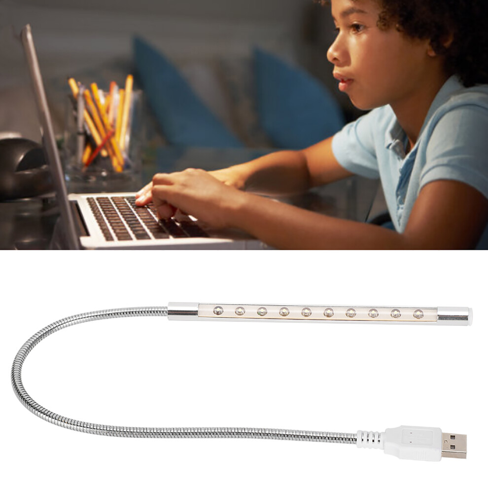 Portable Household Usb Night With 10 Leds Â Keyboard And Computer Light 9391361346304