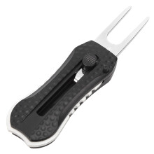 Portable Stainless Steel Golf Divot Tool - Compact & Foldable Design