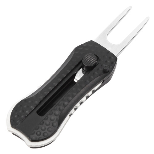 Portable Stainless Steel Golf Divot Tool - Compact & Foldable Design