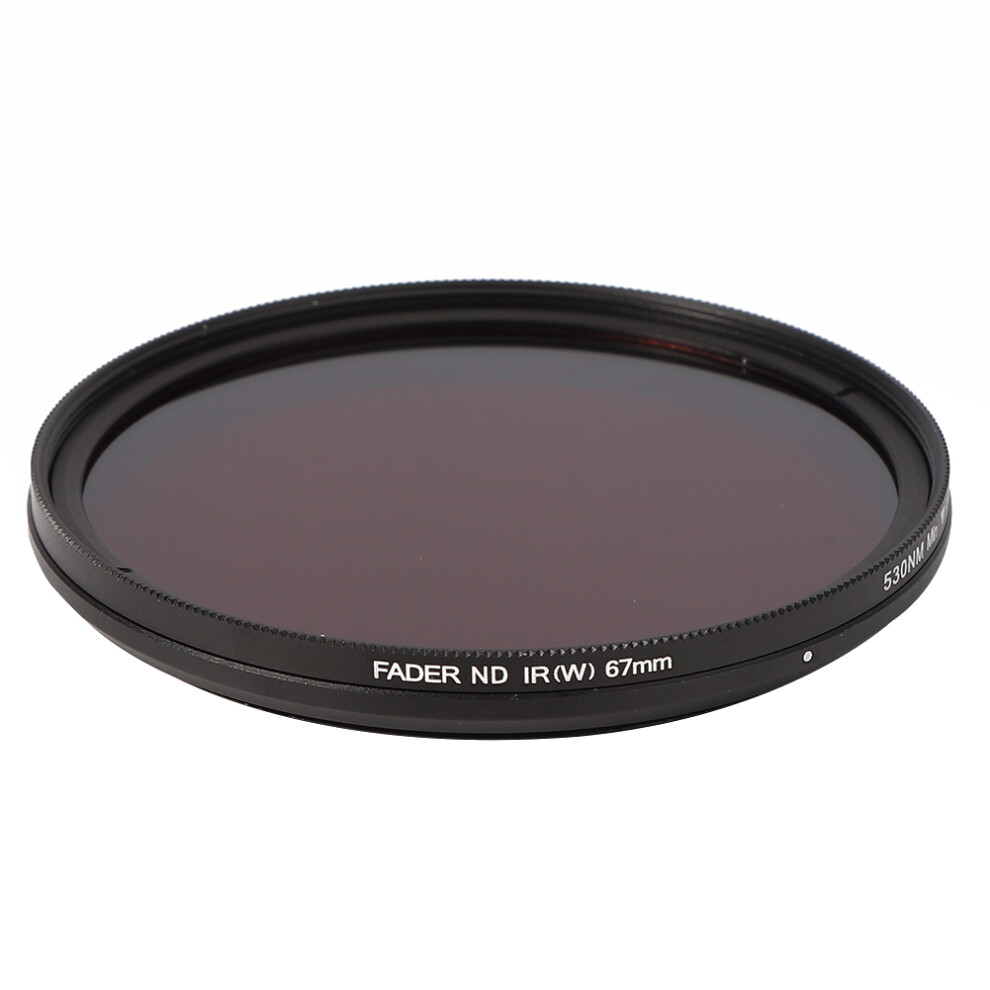 Adjustable Infrared Filter 67Mm For Ir Photography, 530-750Nm Wavelengths 8071361349796