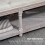 Homcom HOMCOM 2-Tier Bed End Bench, Vintage Stool Button Tufted Window Cream 6