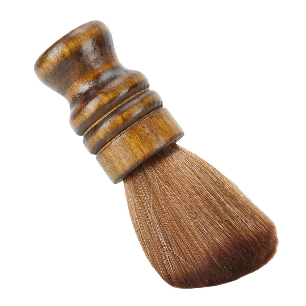 Wood Handled Hair Sweep Brush for Hairdressers - Soft and Firm Bristles