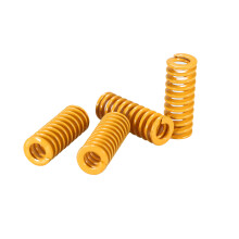 4pcs Yellow Steel Heated Bed Spring 20mm x 8mm for 3D Printers