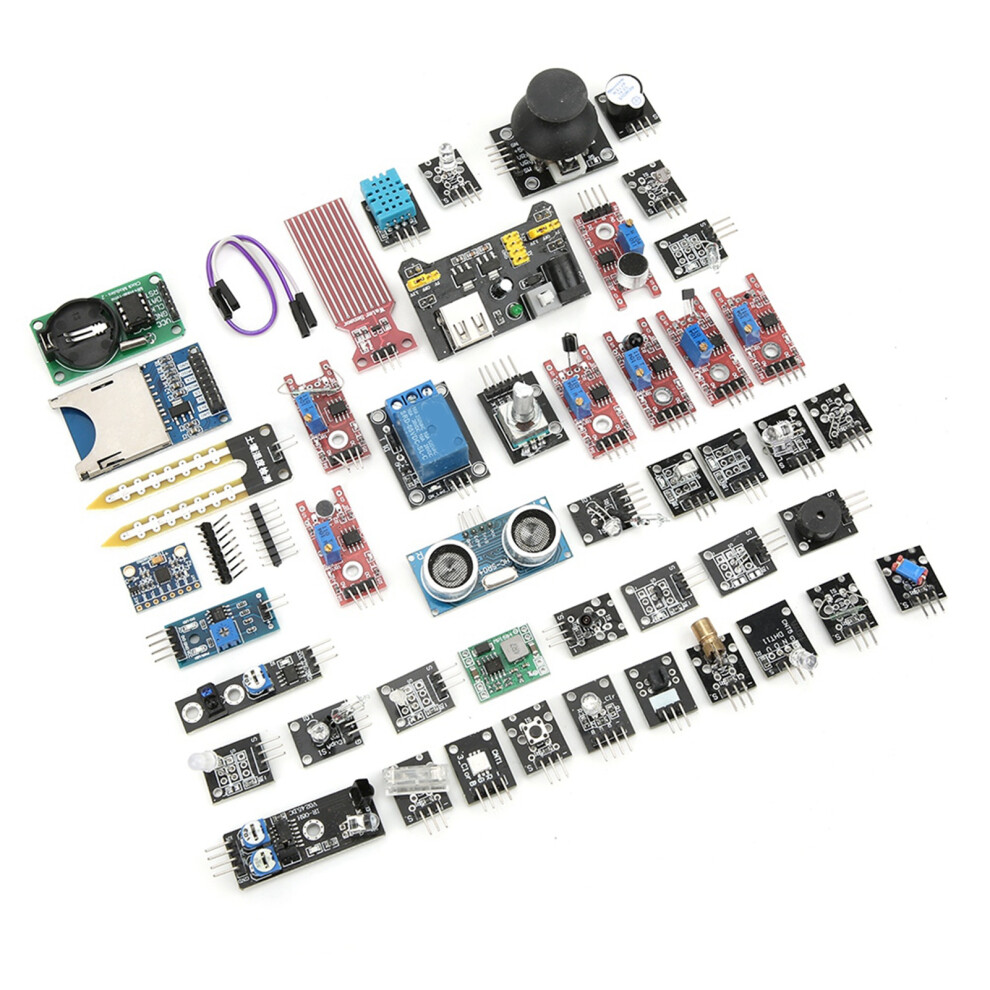 45-Piece Diy Sensor Module Kit For Arduino Microcontroller Projects 9451361362299
