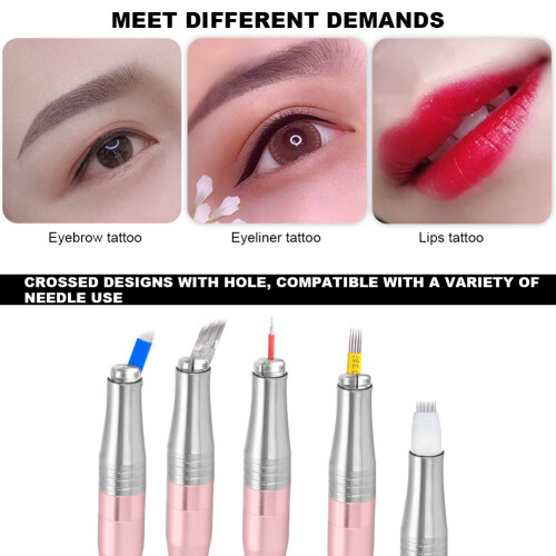 Semi-Permanent Rose Gold Eyebrow Tattoo Pen for Microblading 2