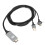 3-in-1 HDMI Mobile Bildschirmprojektor Kabel 2M für IOS/Android/Type-C 1