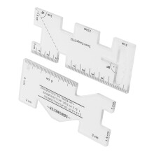 Dual-Purpose 2Pcs Sewing Ruler - Toxic Free High-Quality Material