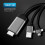 3-in-1 HDMI Mobile Bildschirmprojektor Kabel 2M für IOS/Android/Type-C 3
