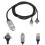 3-in-1 HDMI Mobile Bildschirmprojektor Kabel 2M für IOS/Android/Type-C 12