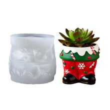 Moule de botte de noël en Silicone réutilisable, pour artisanat,