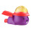 Funny Kittens Foraging Multifunctional Slow Feeder-Purple 1