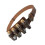 Vintage PU Leather Belt with Alchemist Bottle-Light Brown 1