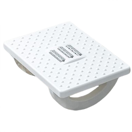 Foot Stool with Roller Massage for Relieve Foot Leg-White