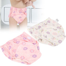 2 Stück Baby-Potttraining-Hosen aus Baumwolle, 6-24 Monate, Größe L