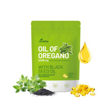 Oil of Oregano with Black Seed Oil 300 Capsules | Natural Antioxidants | Highly Effective Botanicals Dietary Healthcare