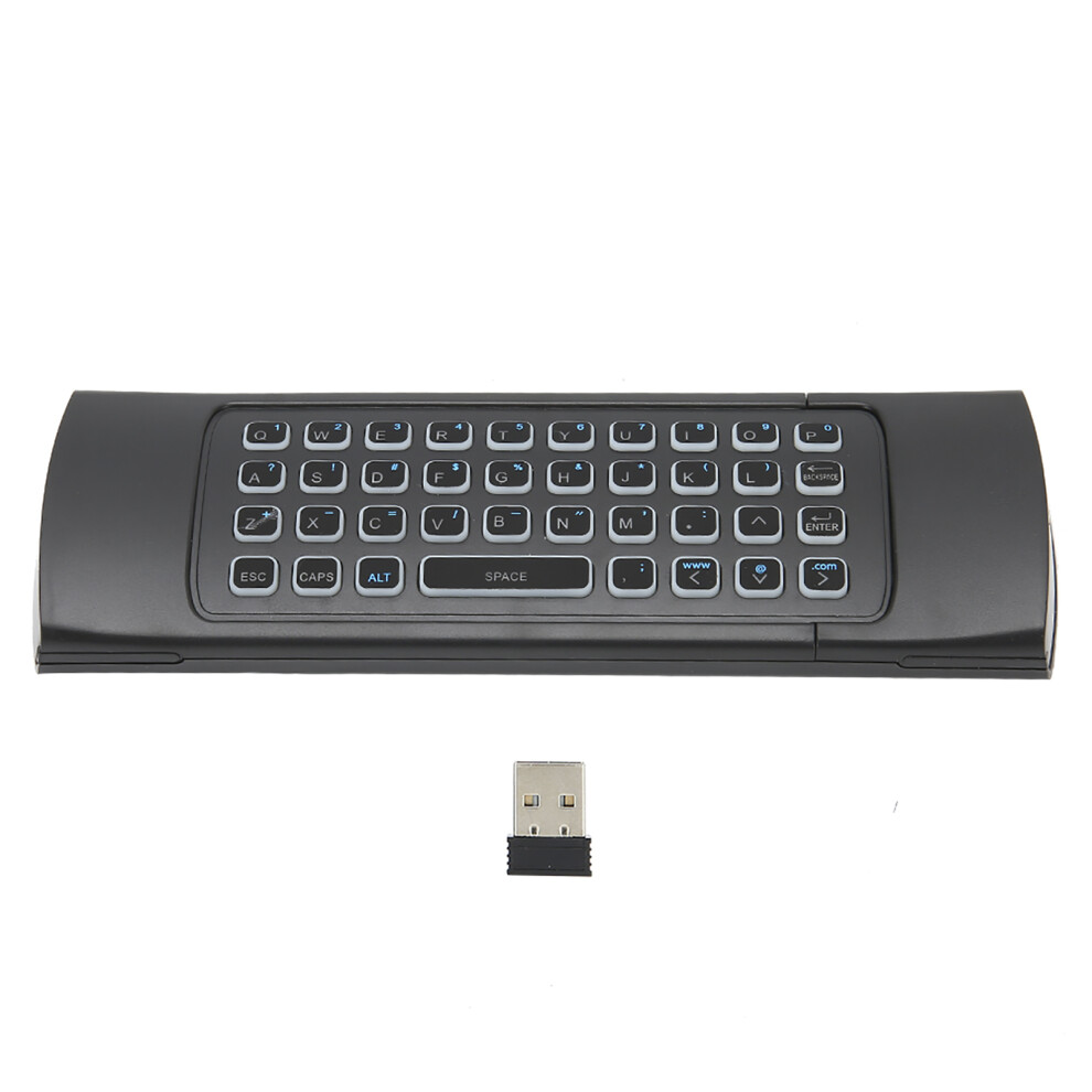 6-Axis Wireless Backlight Keyboard With Infrared Remote, 81 Keys 9341361372643