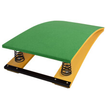 Toddler Padded Gymnastic Springboard, Non Slip Safe Home Sport Spring Board for Gymnastics Preschool Classes, Vaults, Dismount Landings (Green)