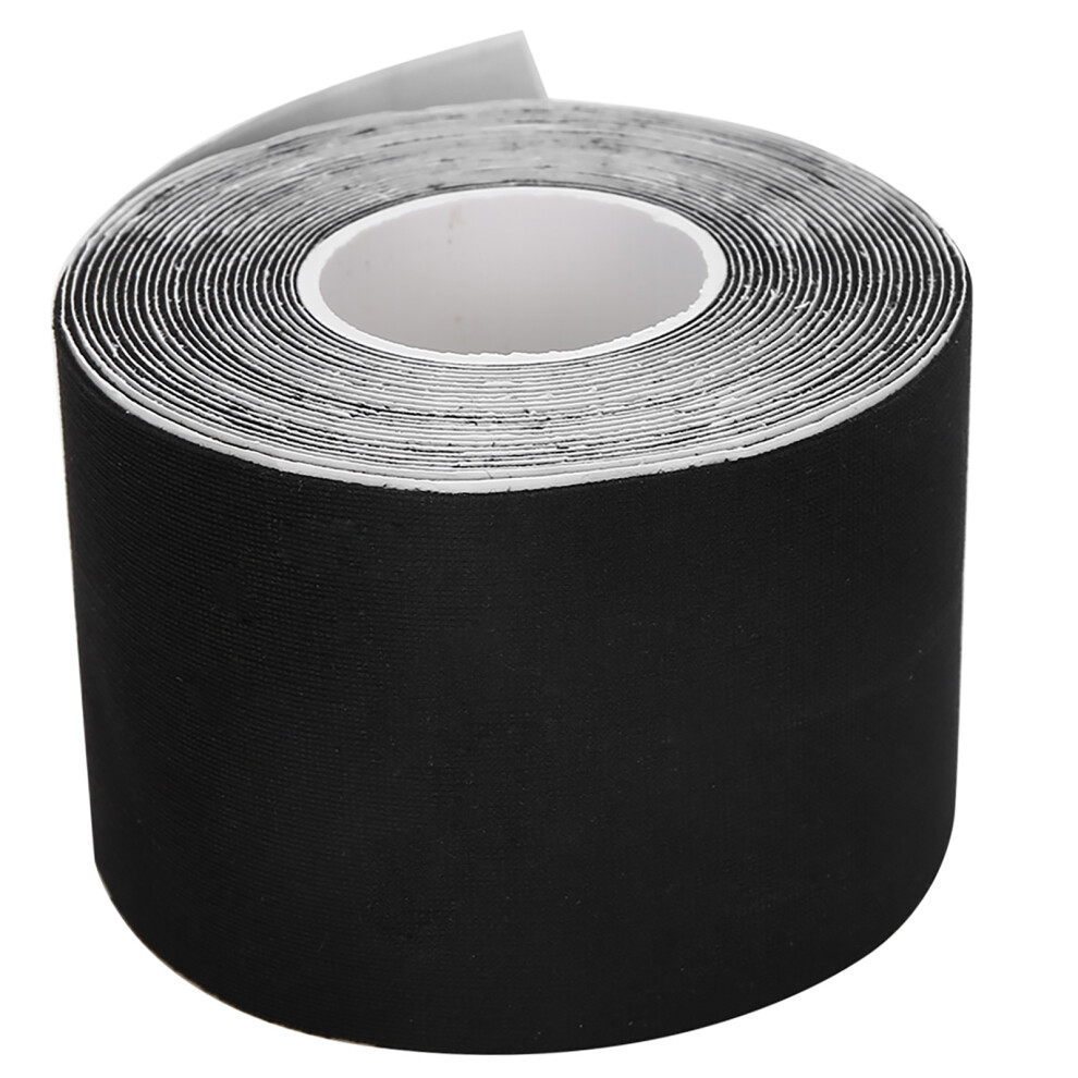 Black Breast Lift Tape Push Up Nipple Cover Elastic Adhesive Bras 5M