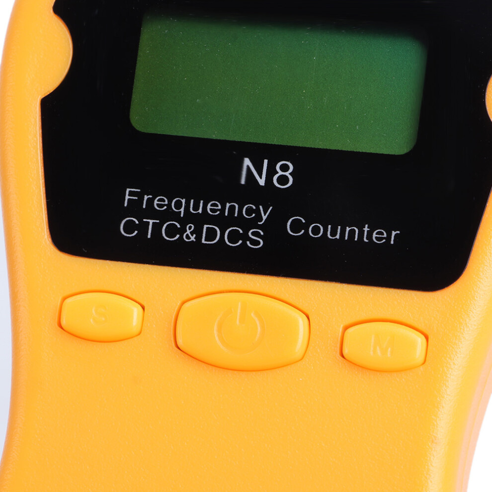 N8 Portable Rf Frequency Counter Walkie Talkie With Ctccss/Dcs Decoder Orange 4681361379057