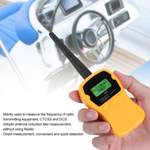 Orange N8 Tragbarer RF-Zähler Walkie Talkie mit CTCCSS/DCS Dekoder 2