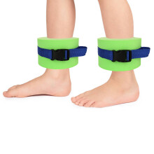 Manchon de natation pour l'entraînement aquatique, manchon aquatique en mousse avec fermeture à boucle réglable, flotteurs épais pour chevilles