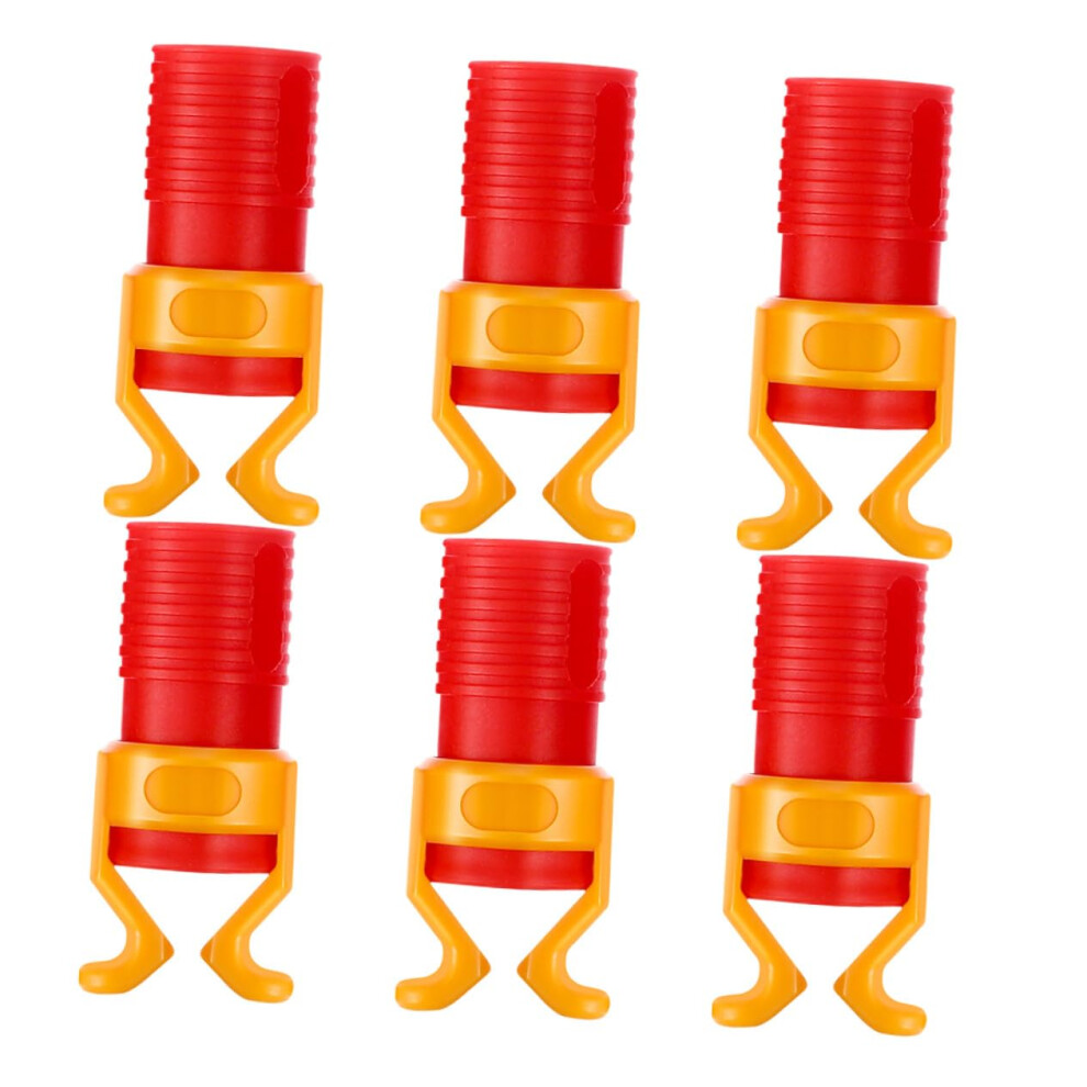 6Pcs Screw Clamp Gripper Plastic Fixing Sleeve For Woodworking Tools Secure Screw Holder Prevent Slipping Abs Plastic 9339159237298