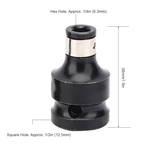 Durable 1/2 1/4 Inch Wrench Adapter Kit for Quick Socket Conversion 1