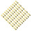 Vis en fer polyvalentes, Rivets,-imitation or 9,5MM 5MM 4MM 1