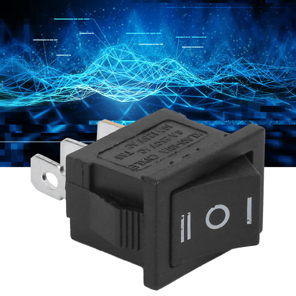 Durable Kcd1 Mini Rocker Switches 10Pcs 3Pin 3Position For Appliances 7681361387707