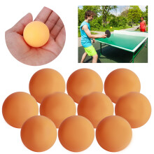 10PCS Yellow ABS Seamless Table Tennis Balls 40+mm Match Accessories
