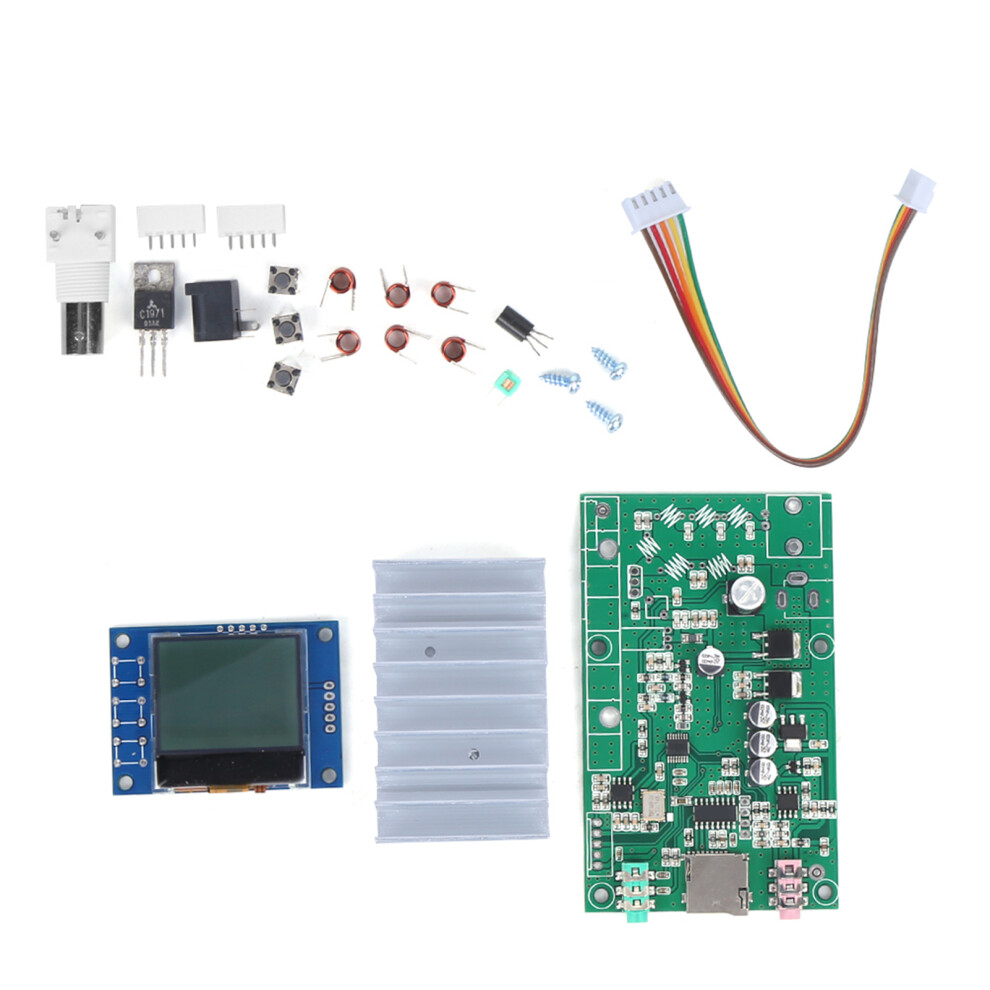 7W Pll Fm Transmitter Kit 76-108Mhz With Lcd, 100X60mm 4951361391428