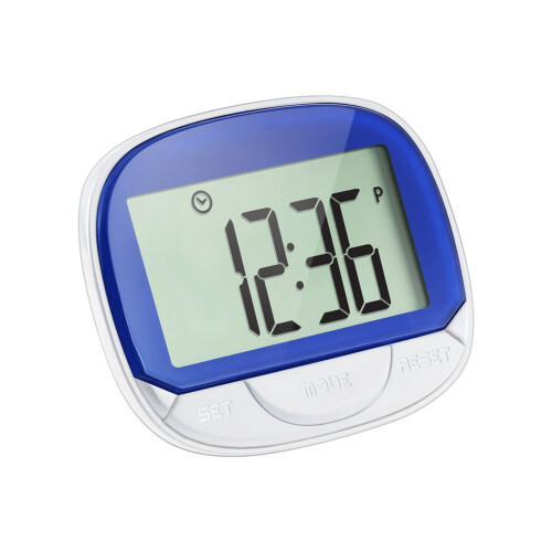 Walking Pedometer Step Counter LCD Display Accurate Step-Blue