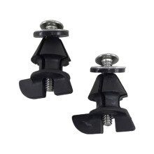 Regular Size Toilet Seat Fasteners For Stable Hold And-Black