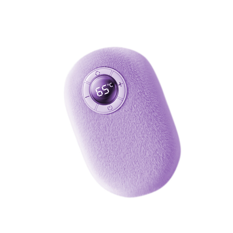 Purple Velvets Covered Heating Pad Even Warmth Distribution