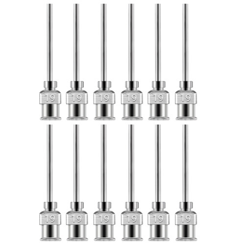 Dispensing Needle 38mm Length Constructed from Stainless-19G