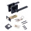Entry Door Handle with Lock and Key Security Door Lever-Black 1