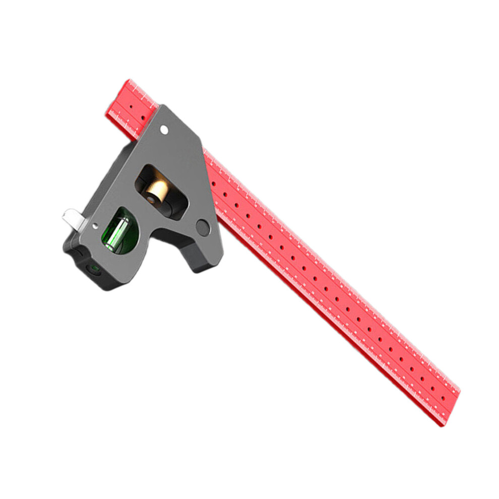 Lasering Etched Aluminum Angled Ruler Multipurpose-400Mm 7695000285309