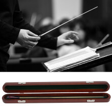 Rote Sandelholz-BatongBox 45,5 cm Musikalischer Kommandant-Aufbewahrung Elegantes Rot
