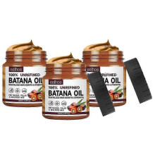 (3pcs) 100% Unrefined Batana Oil for Healthier, Thicker, Fuller Hair Growth