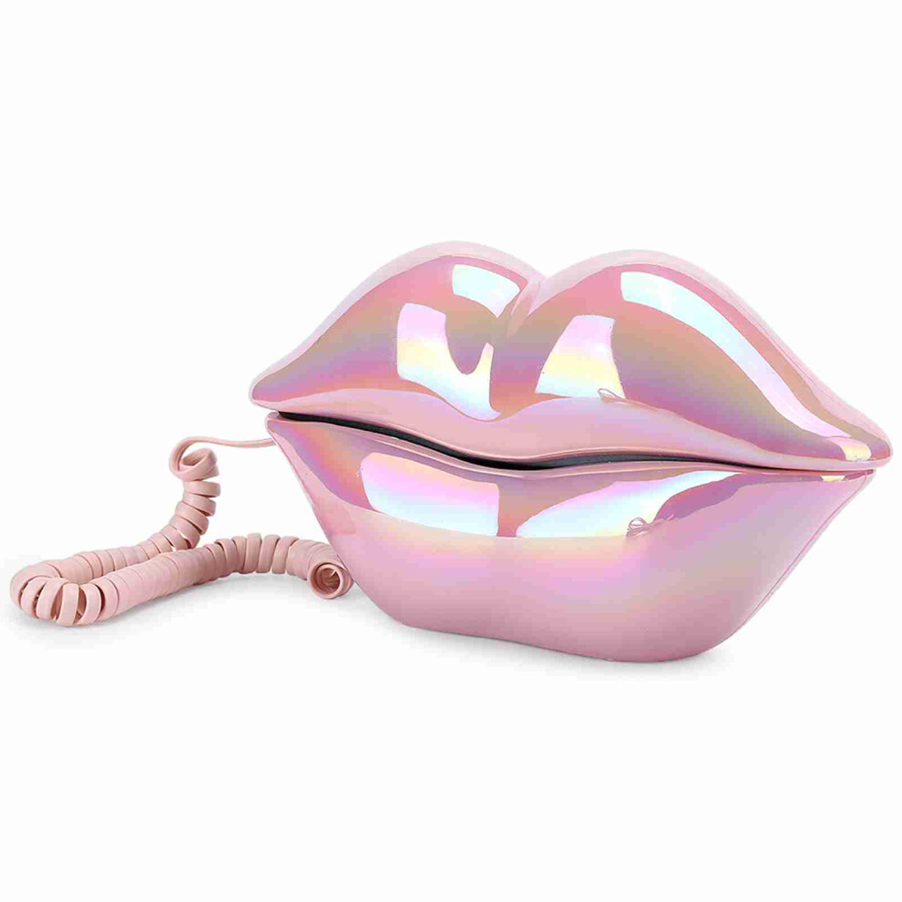 Lip Telephone Wx-3016 With Storage Function, Stylish Abs Design Pink 6901361402127