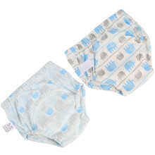 2pcs Cotton Baby Pee Potty Training Pants, 6M-2Y, 23x22.5cm