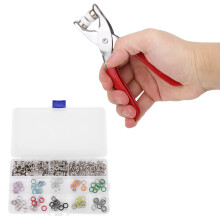 Brass Snap Fasteners Kit with Manual Pliers for DIY Fixing