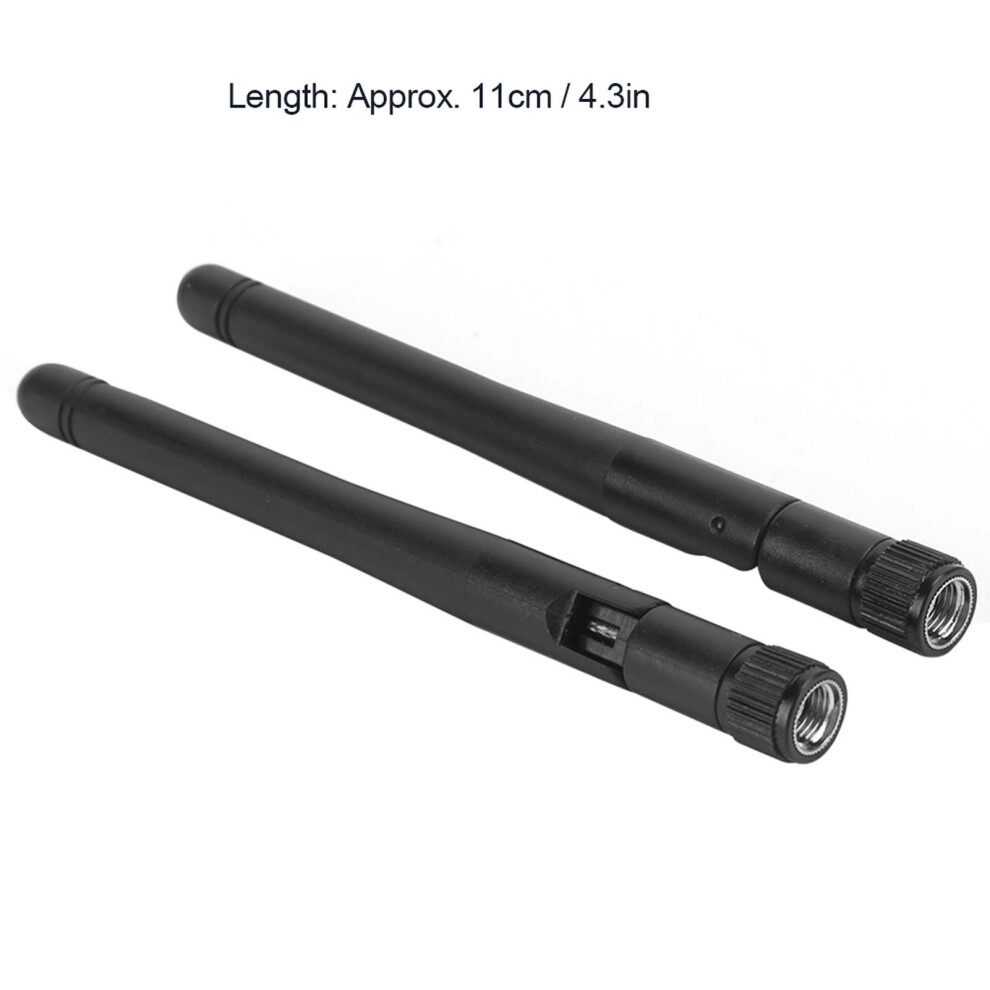 2Pcs Wireless Antennas 2.4G/5G Dualband 5Dbi 11Cm For Router Signal Booster 5071361408557