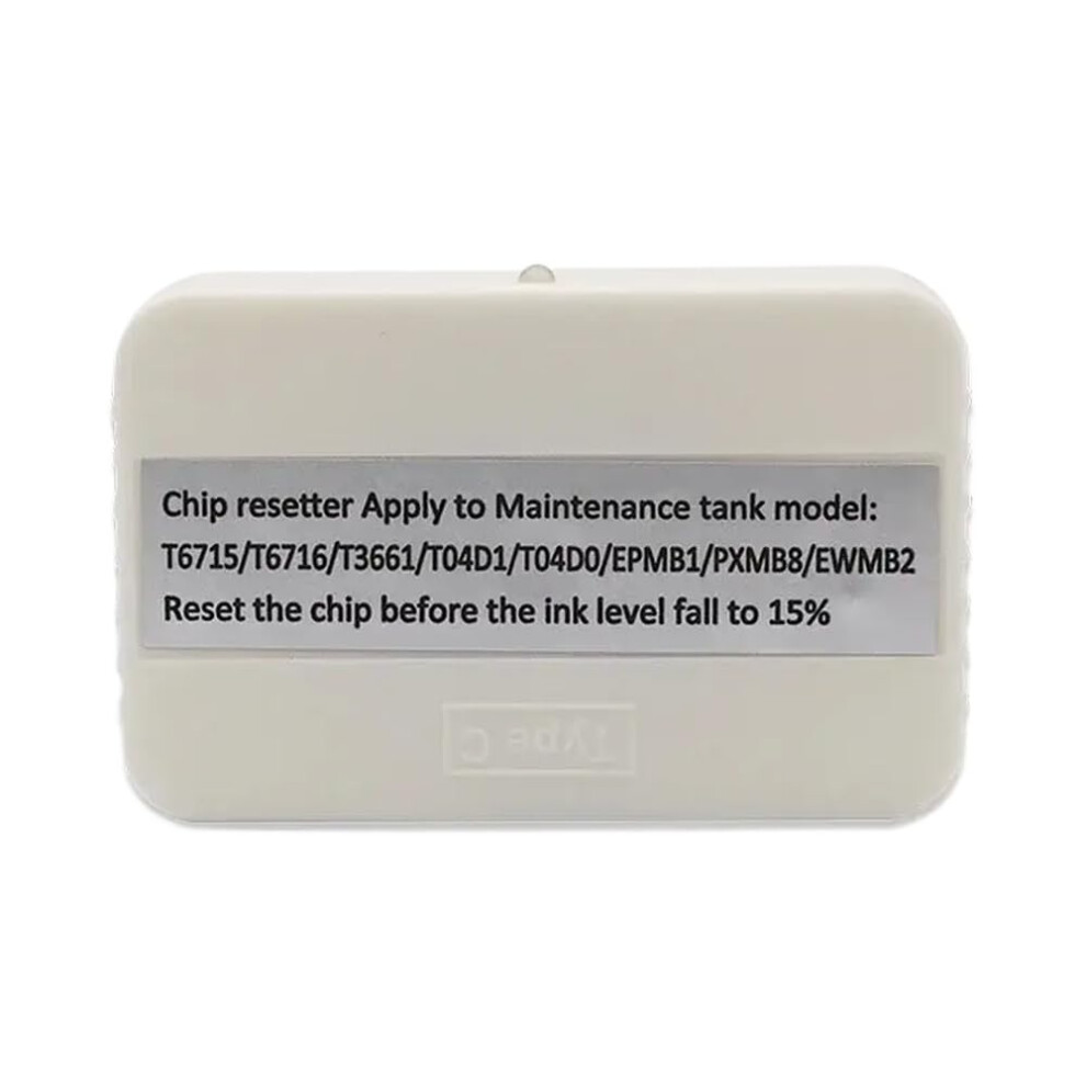 T04d1 T6716 Maintenance Tank Chip Resetter T3661 Compatible With L6168 L6178 L6198 L6170 L6190 L6191 Et3750 Waste Ink Box Reset Kit(1Pcs) 9067246729592