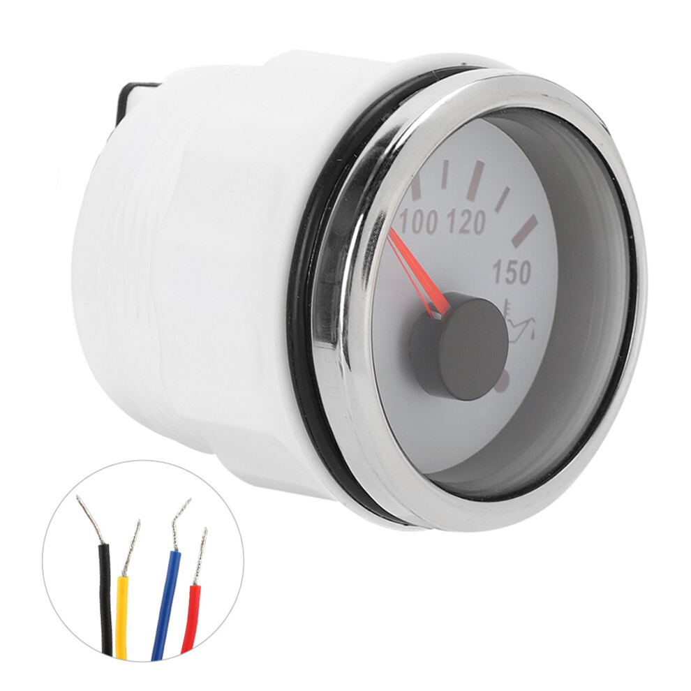 52Mm Oil Temperature Gauge 316 Stainless Steel With Alarm For Car & Boat 4931361410497