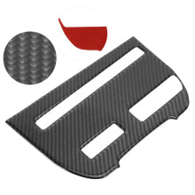 Carbonfaser-Konsole Aufkleber für Nissan GTR R35 08-16 Schwarz