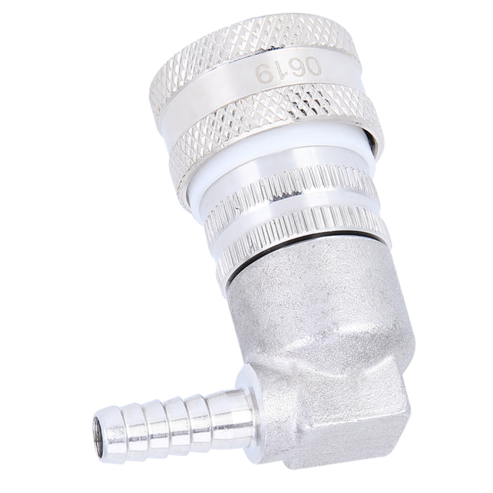 Beer Homebrew Stainless Steel Keg Coupler Ball Lock Gas Quick Connector 1/4Â 5091361413818